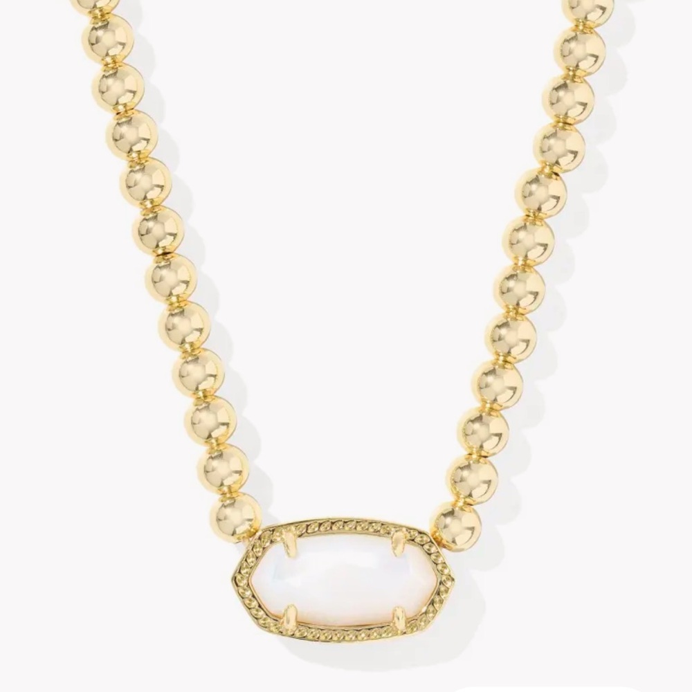 NWT Kendra Scott Elisa Gold Beaded Necklace